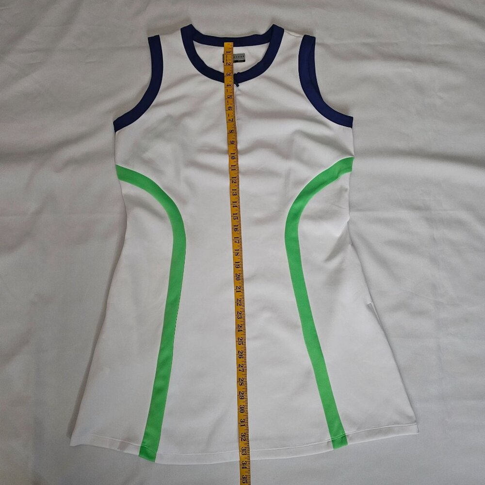PGA TOUR Activewear Golf Color Block Sleeveless Flounce Dress Women's Size Large - Picture 9 of 9